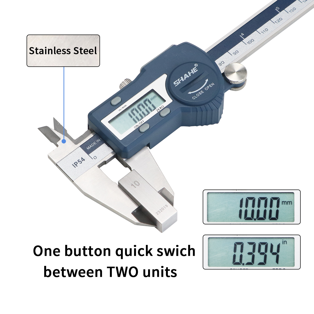 Hardened Stainless Steel 100/1 - Digital Caliper 150Mm Stainless Steel ulasan dan harga