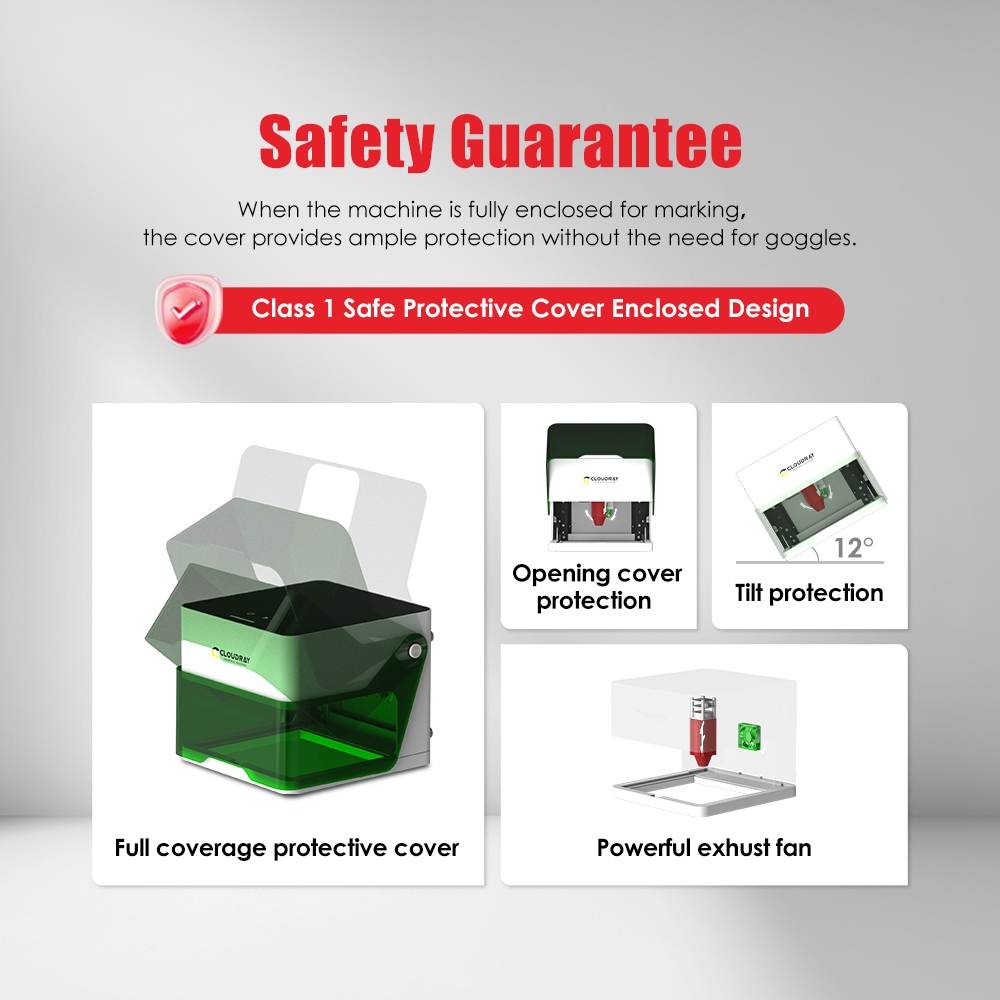 Cloudray 5000mw CNC Mini Laser - Fiber Laser Marking Machine 30W ulasan dan harga