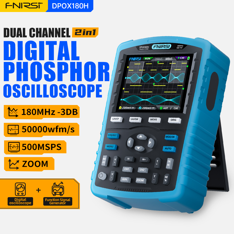 FNIRSI DPOX180H Handheld Phosp - Fnirsi Digital Oscilloscope Handheld ulasan dan harga