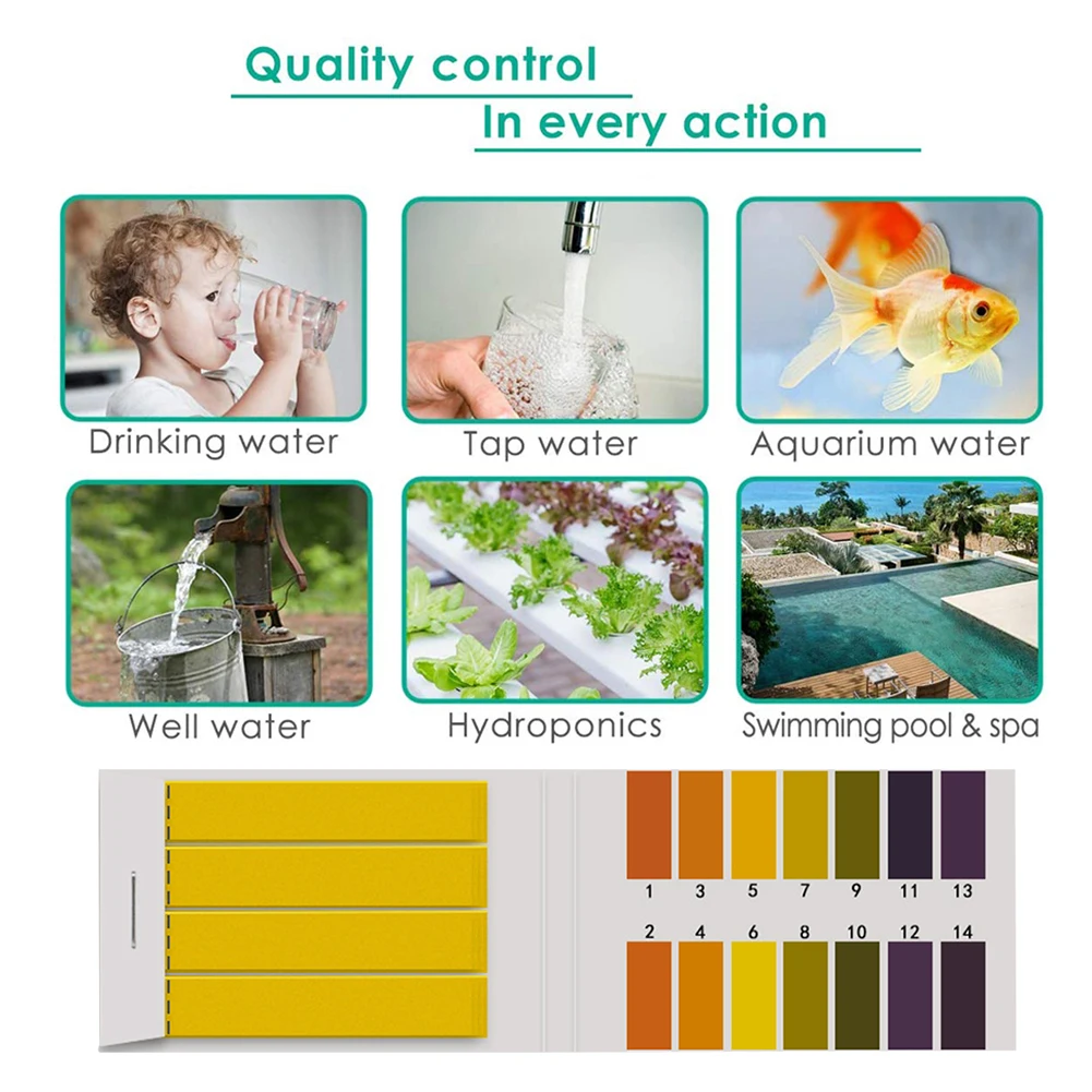 80-400pcs PH Test Strips For W - Ph Meter Digital Water Tester ulasan dan harga